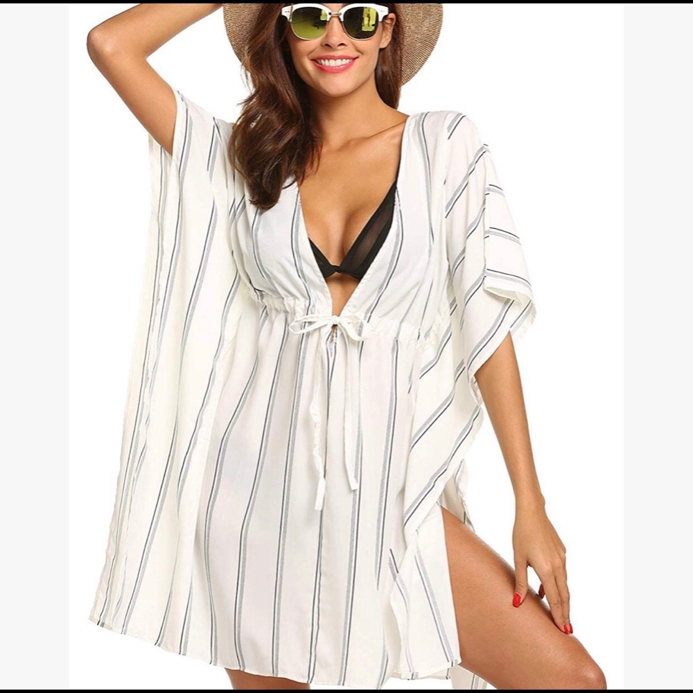 White Tunic Swimsuit cover up